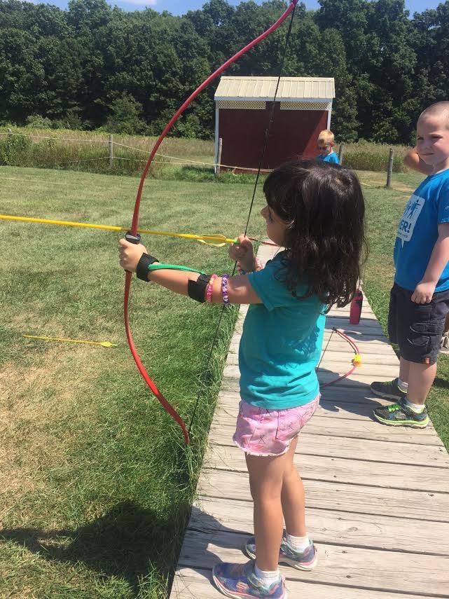 Lilly at camp