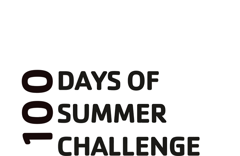 100 Days of Summer Challenge graphic