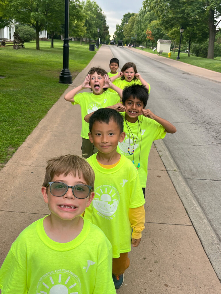 Day Campers at the Plymouth Family YMCA