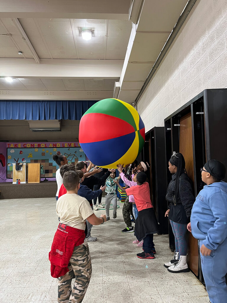 kids playing at a YPPI after-school program