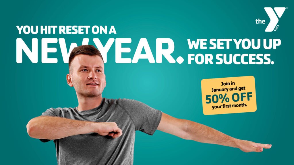 You hit reset on a new year. We set you up for success. Join in January and get 50% off your first month.